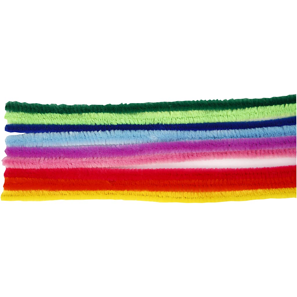 Creativ company https: www.cchobby.nl chenille-l-30-cm-dikte-9-mm-diverse-kleuren-200-div-1-doos