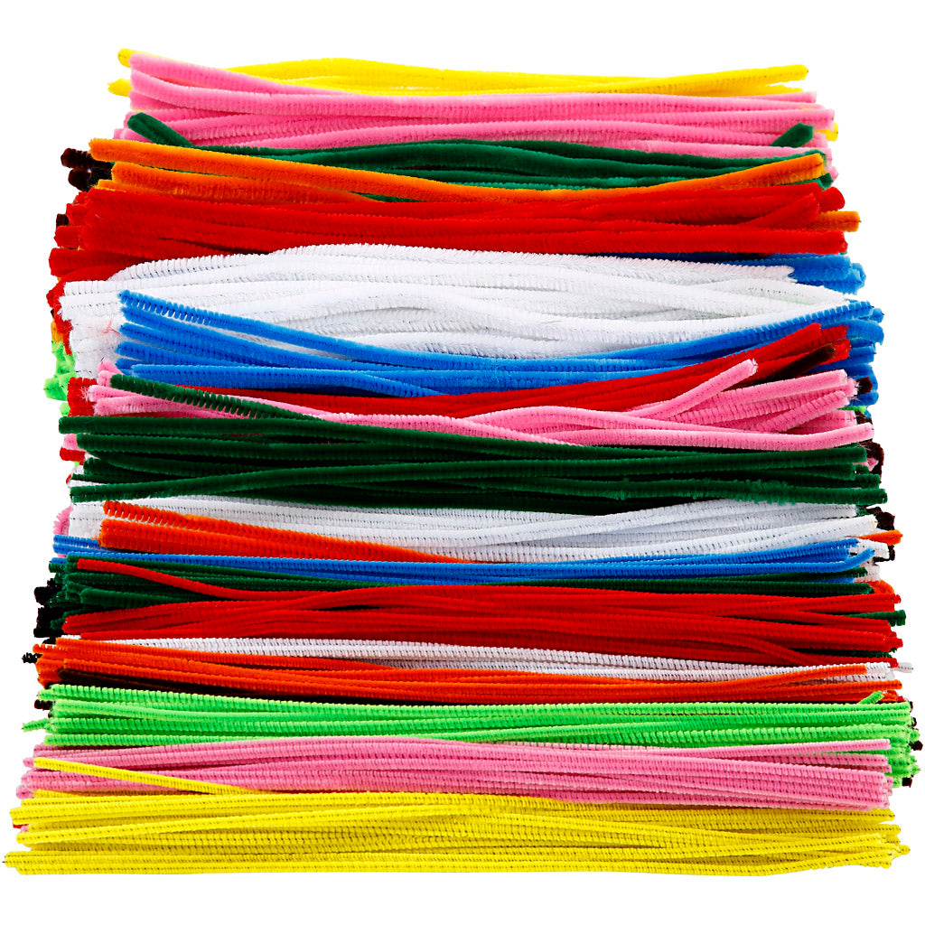 Creativ Company Chenillegarn, Farbe 30 cm, 700 Stiche.