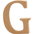 Kreatives Firmenbuchstabe g mdf 13cm, 1 Stück.
