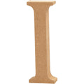 Kreatives Firmenbuchstabe i MDF 8cm, 1 Stück.