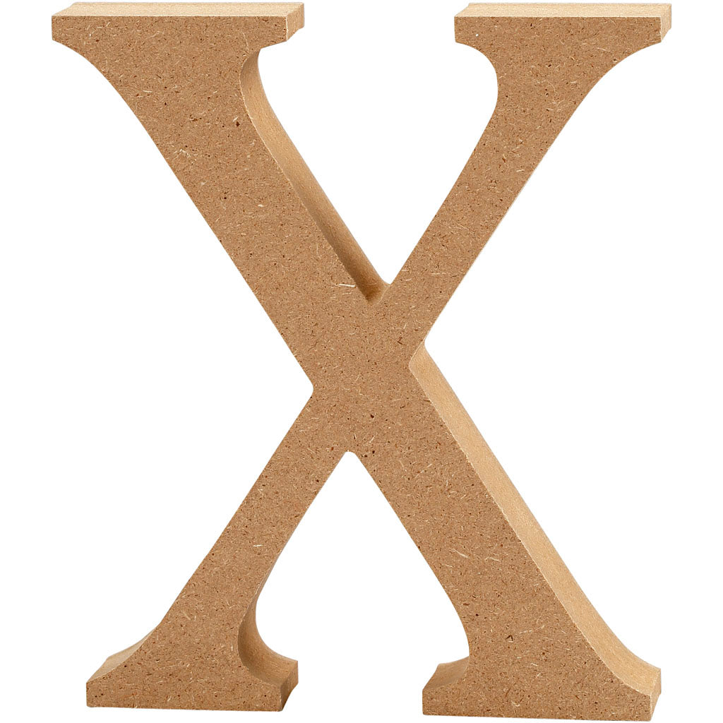 Creativ company letter x mdf 8cm, 1st.