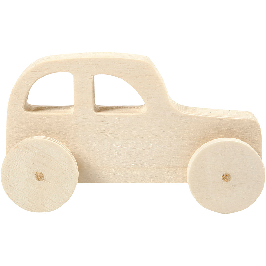 Creativ Company Holzautos, 2 Stück.