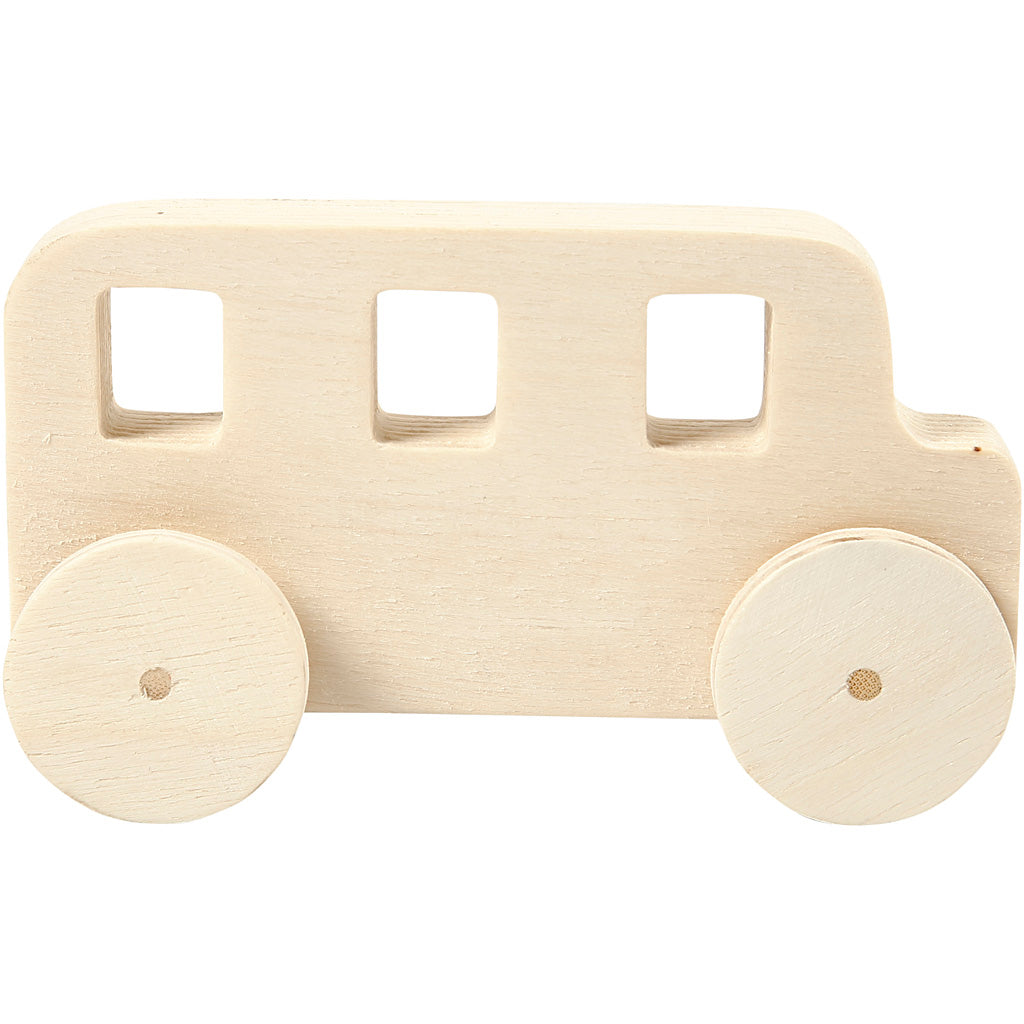 Creativ Company Holzautos, 2 Stück.