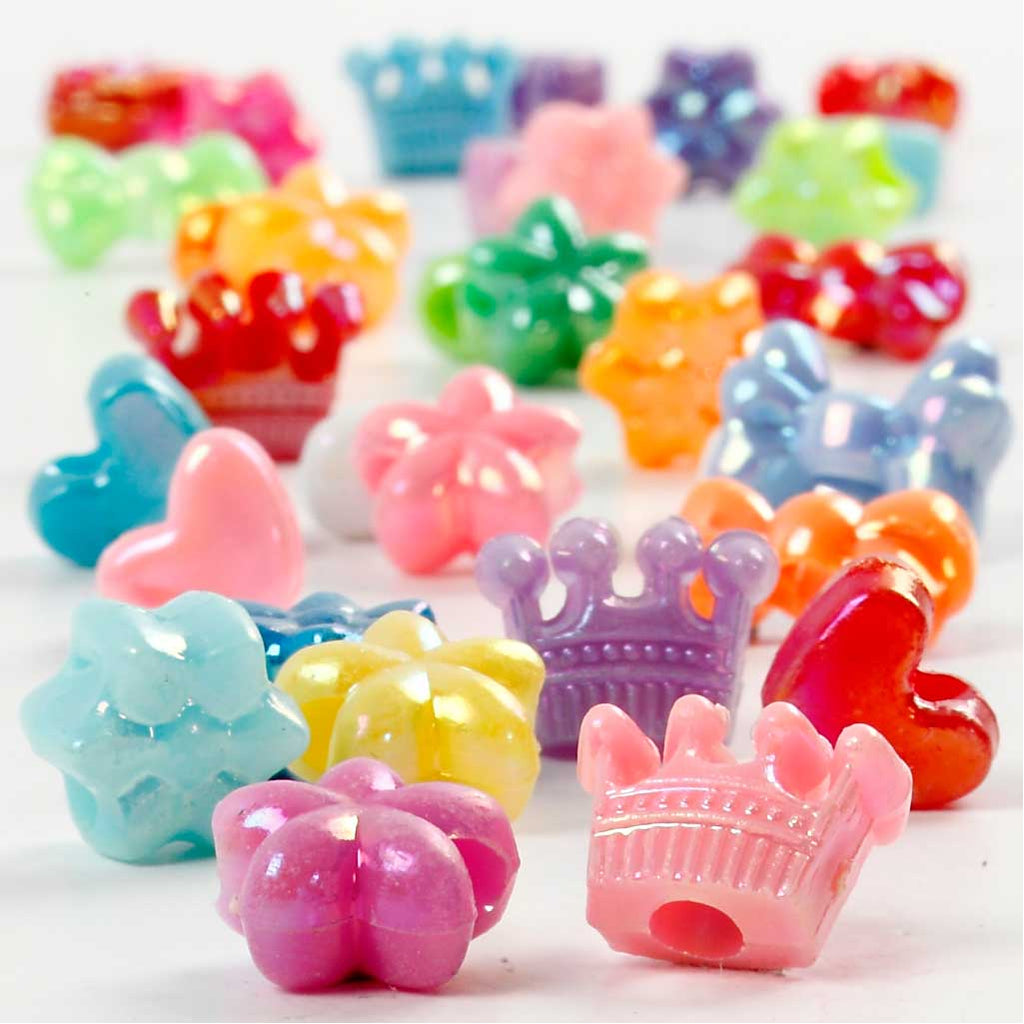 Creativ company http: www.cchobby.nl figuur-kralen-d-10-mm-gatgrootte-3-mm-ca-190-stuk-65-gr-125-ml-1-doos