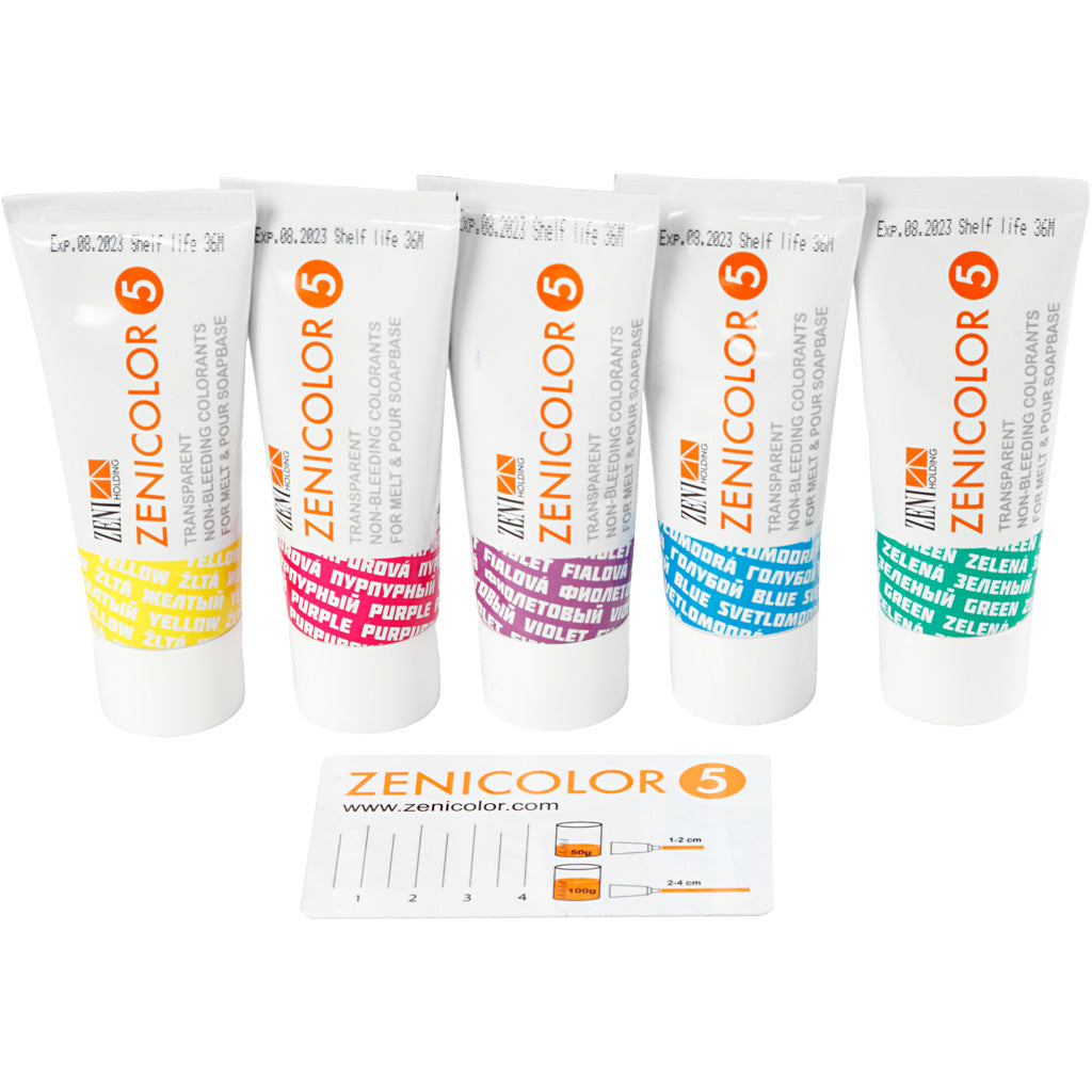 Creativ Company Zeepverf kleur, 5x30gr