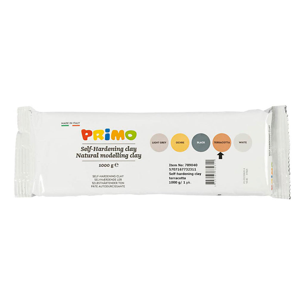 Creativ company zelfhardende boetseerklei terracotta, 1000gr