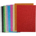 Creativ Company Eva-Schaumstoffplatten, farbig, A4, 10 Stück.
