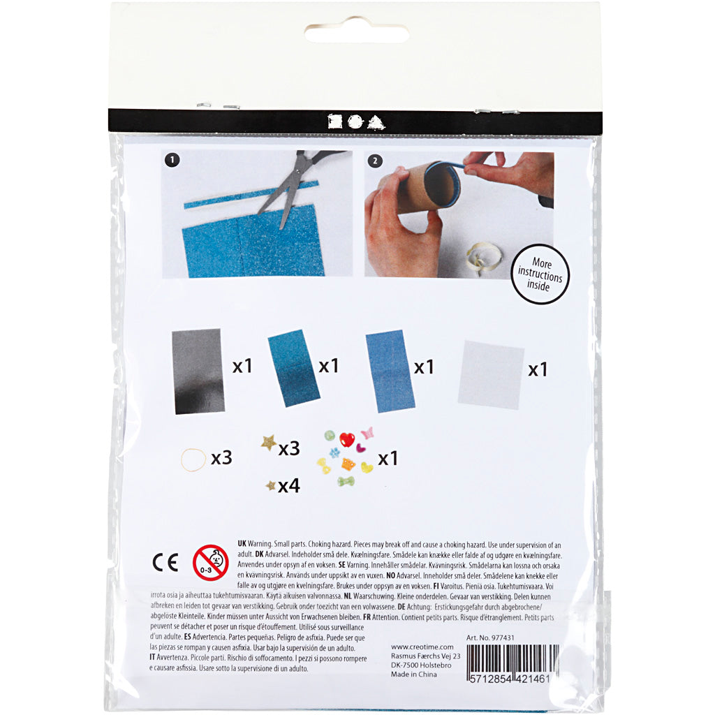 Creativ Company Mini Kreativset Toilettenpapier-Kaleidoskop