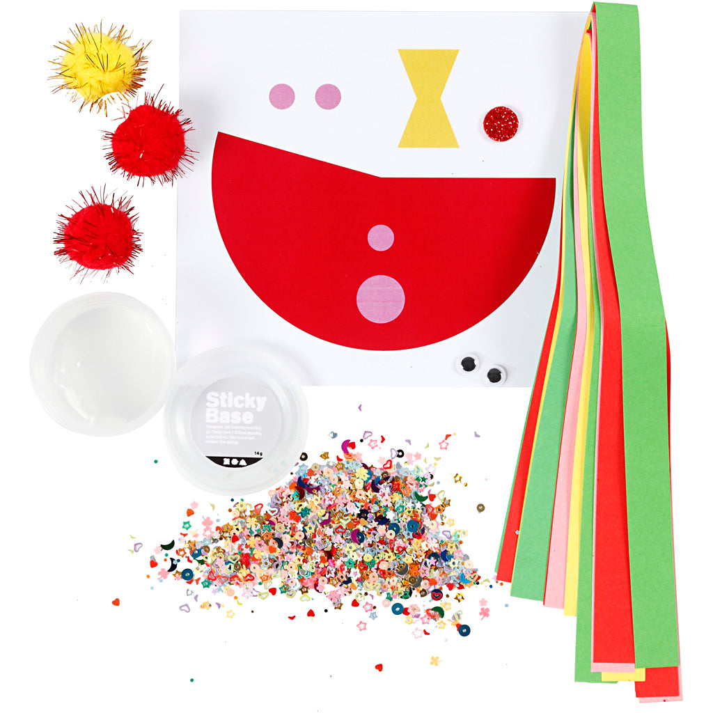 Creativ Company Mini Kreativset Toilettenpapier-Clown