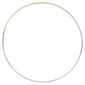 Creativ company metalen draadring goud, 30cm