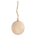 Weihnachtskugel-Anhänger aus Holz von Creativ Company, 6,4 cm