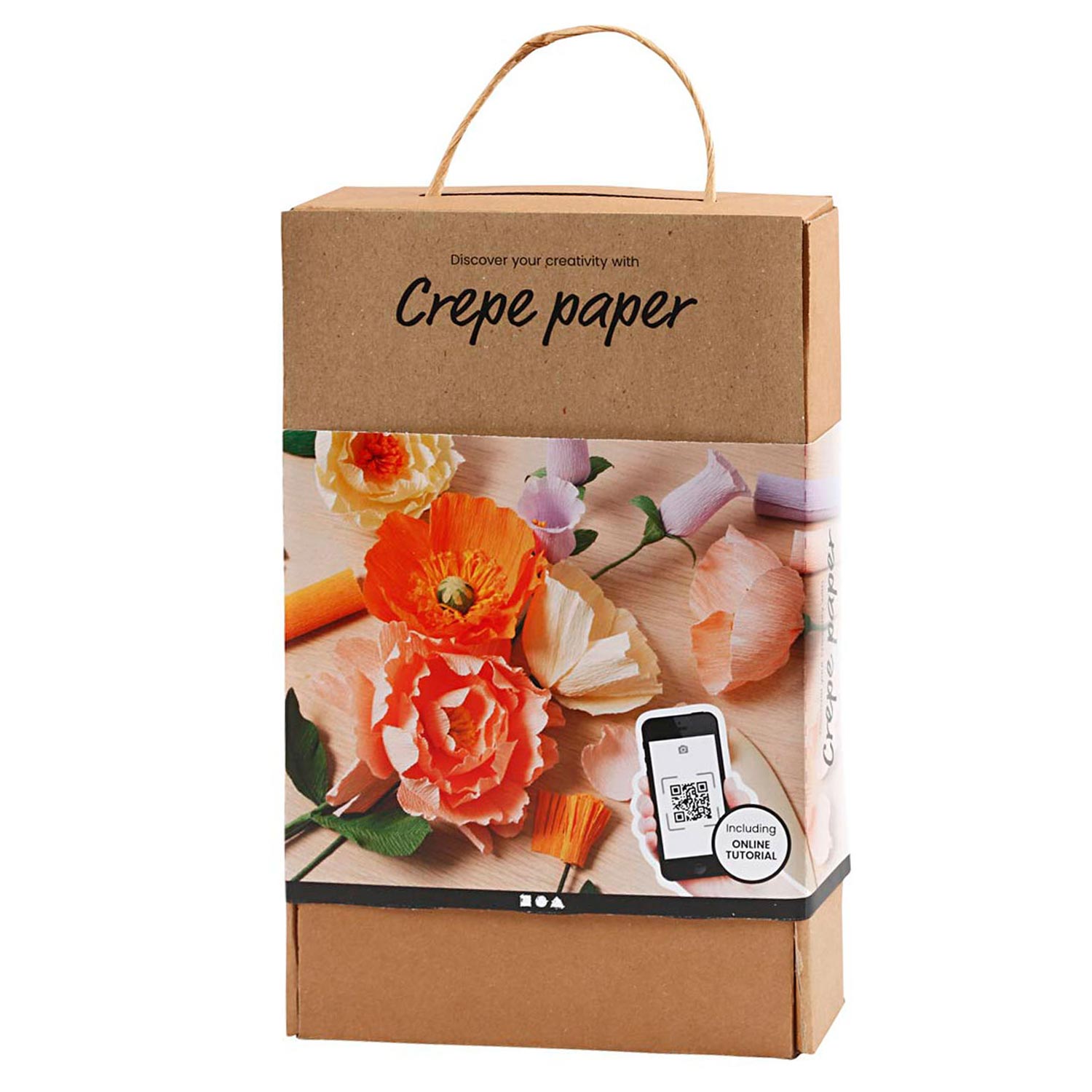Creativ company crêpepapier bloemen maken kit
