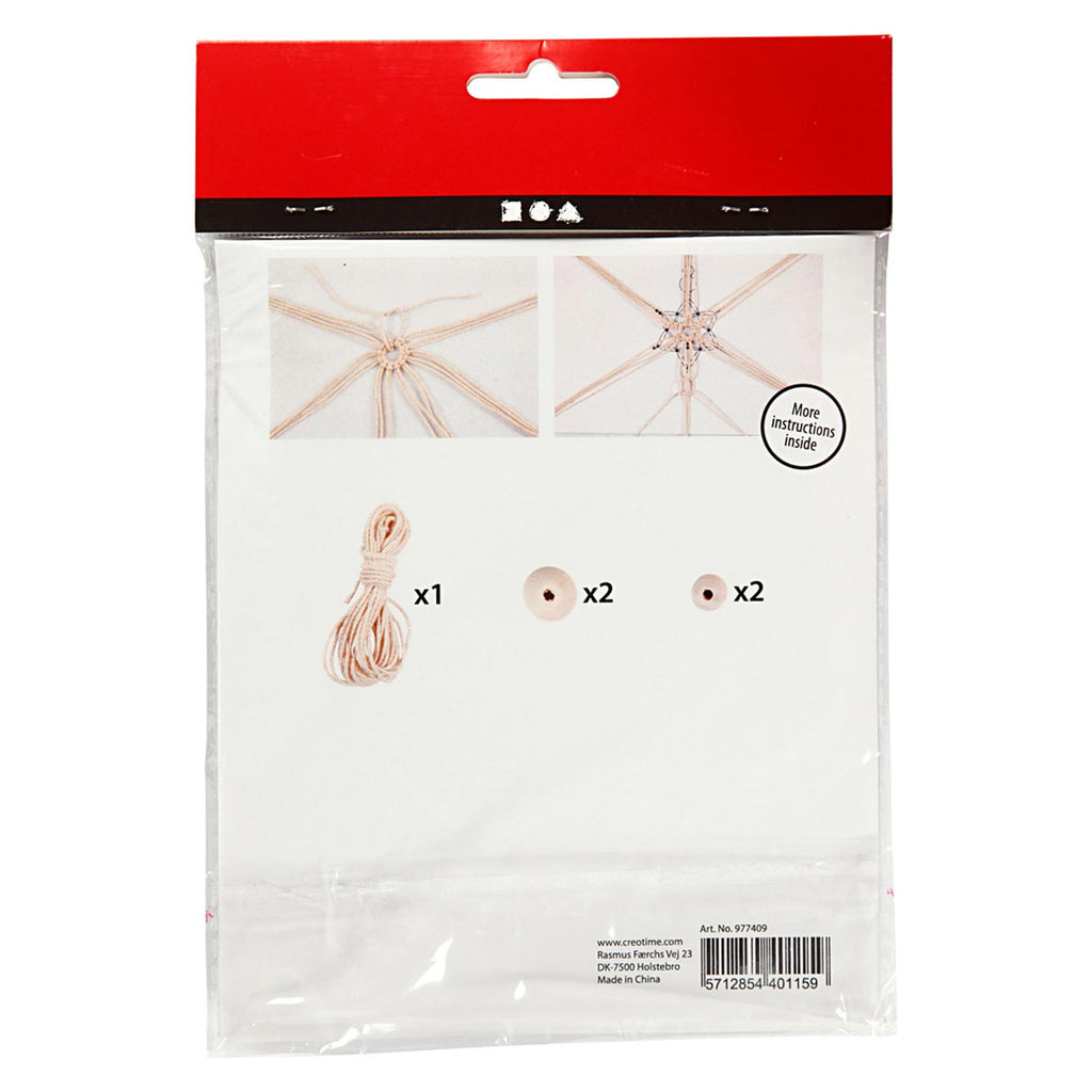 Creativ Company Mini-Kreativset Makramee Schneeflocke