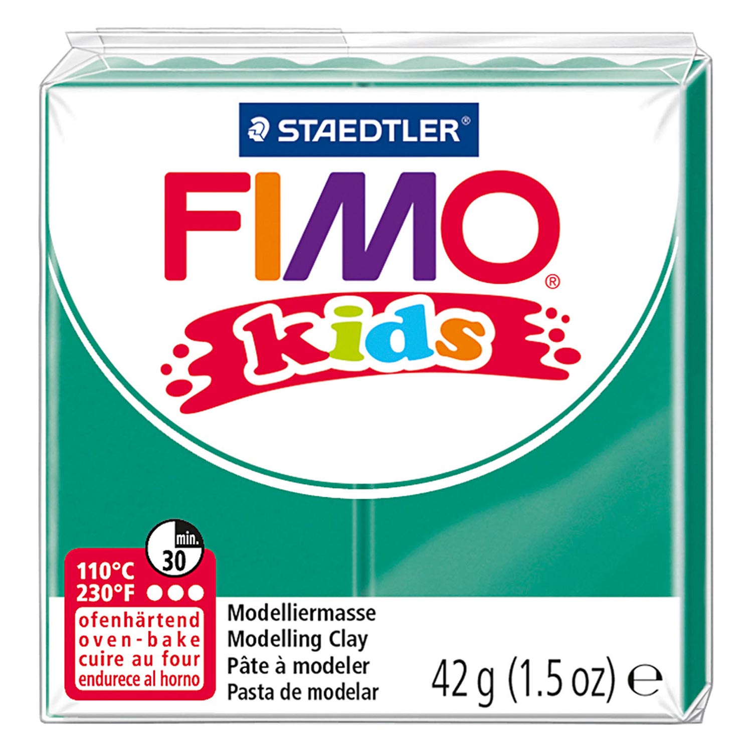 Fimo Kinder-Knete, grün, 42 g
