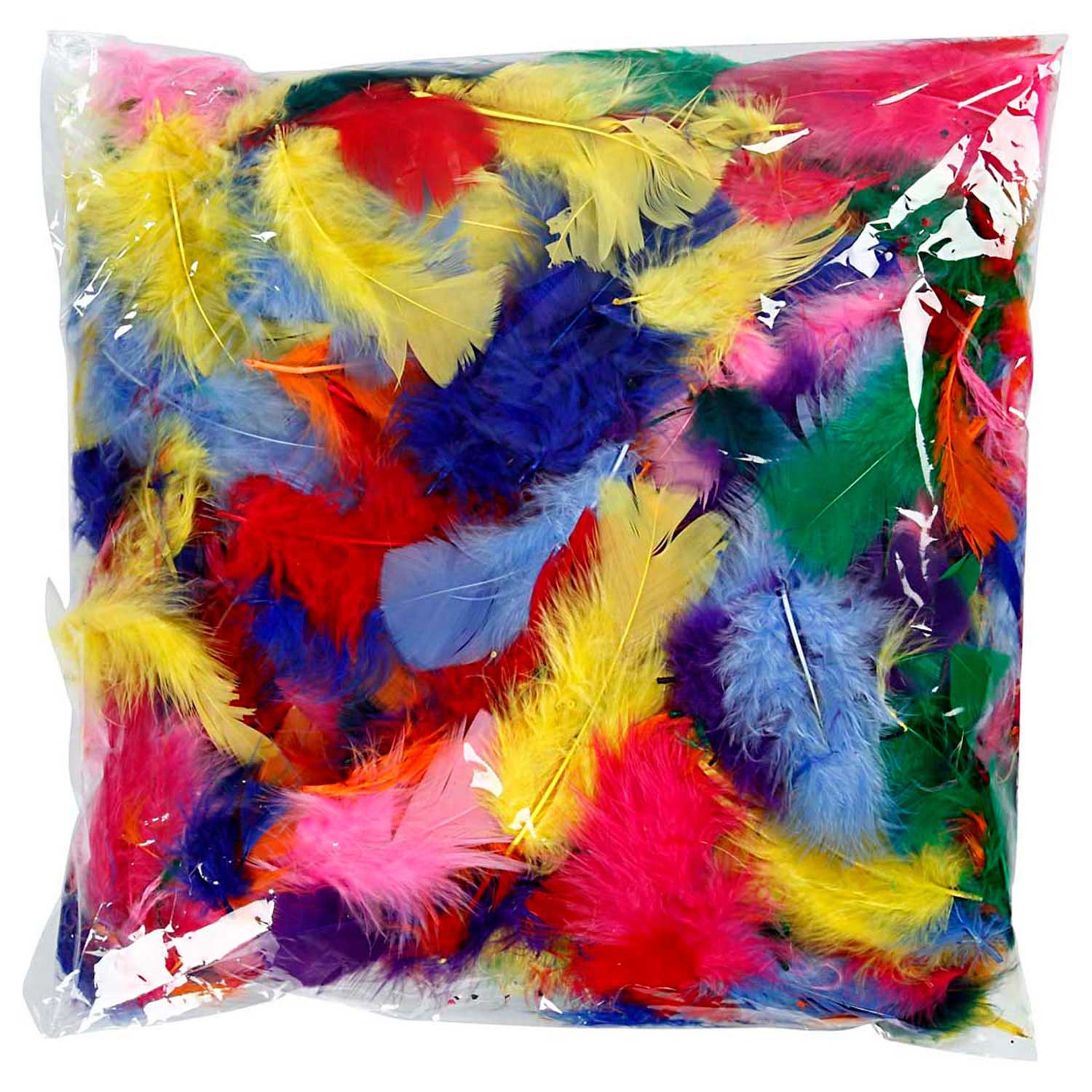 Creativ Company Federn in verschiedenen Farben, 7-8 cm, 50 g