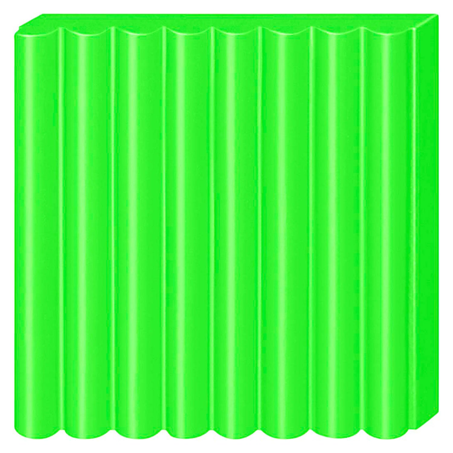 Fimo effect ovenhardende boetseerklei standaard blokje 57 g - neon groen