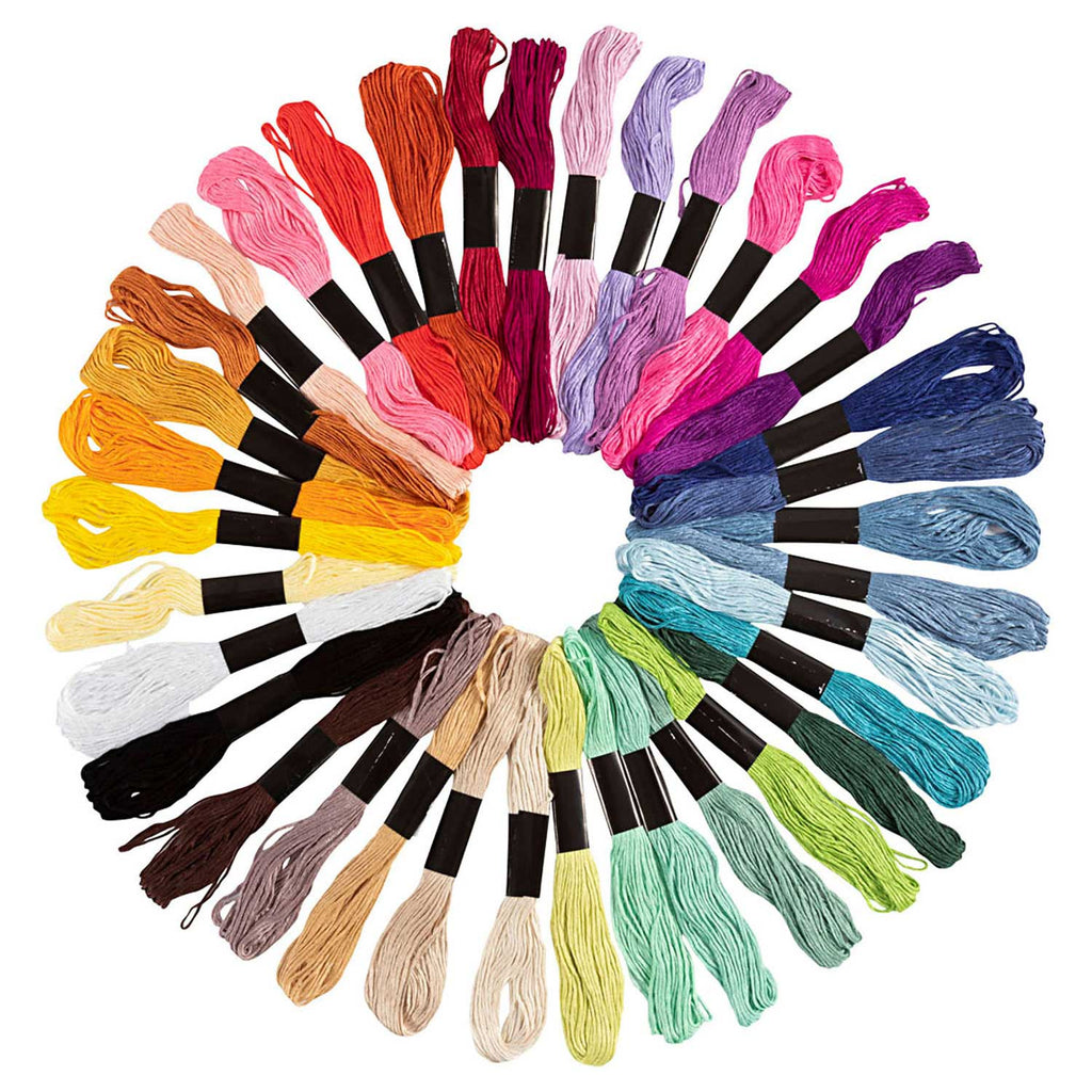 Creativ Company Stickgarn, 42 Farben