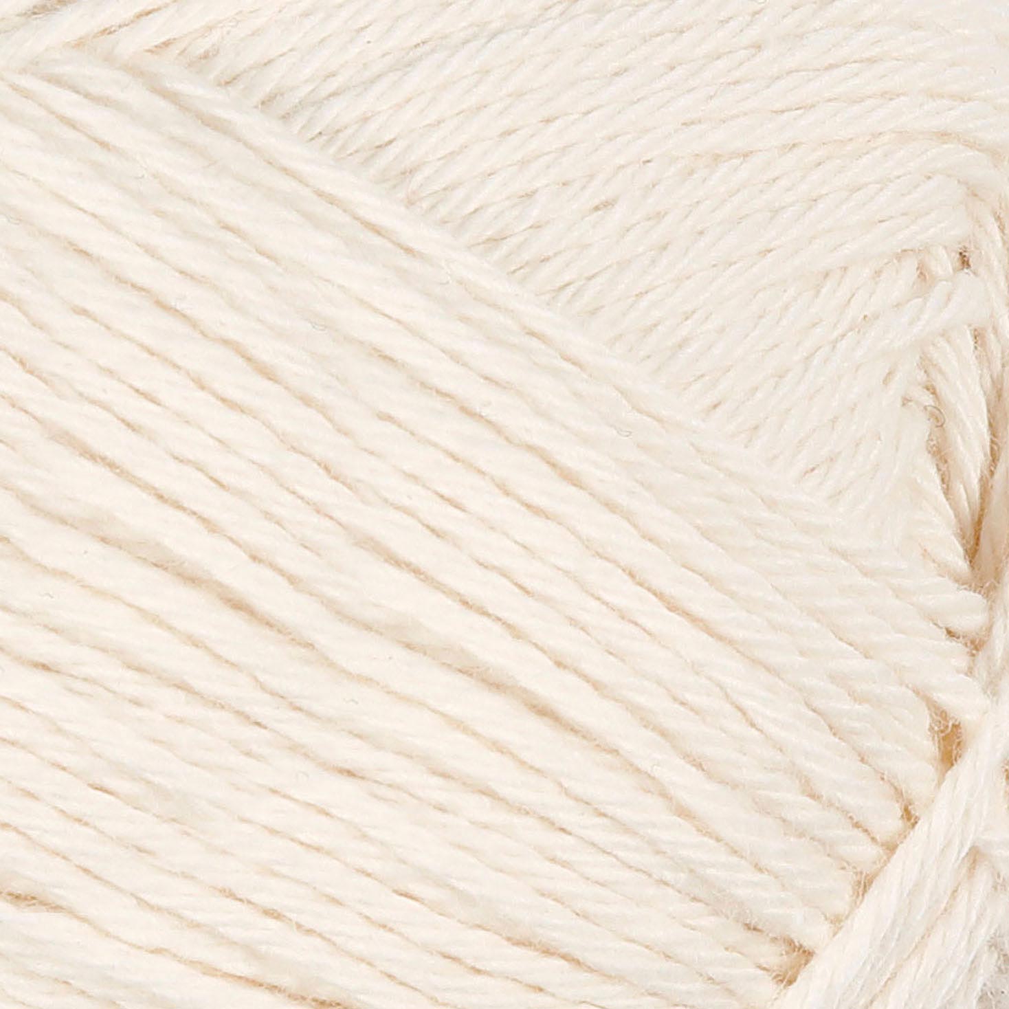 Creativ Company Baumwollgarn, cremeweiß, 50 g, 170 m