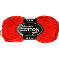 Creativ Company Baumwollgarn, rot, 50 g, 170 m
