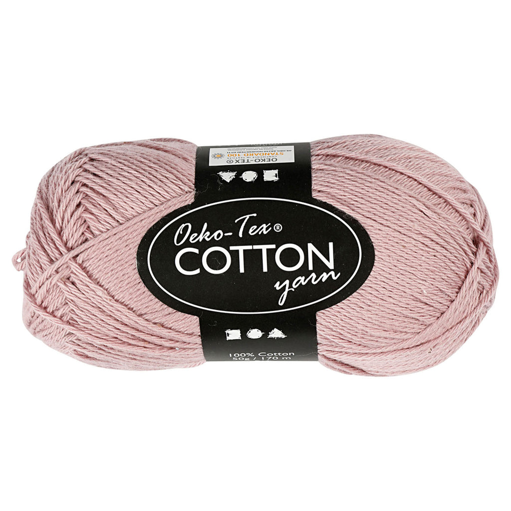Creativ Company Baumwollgarn, Lavendel, 50 g, 170 m