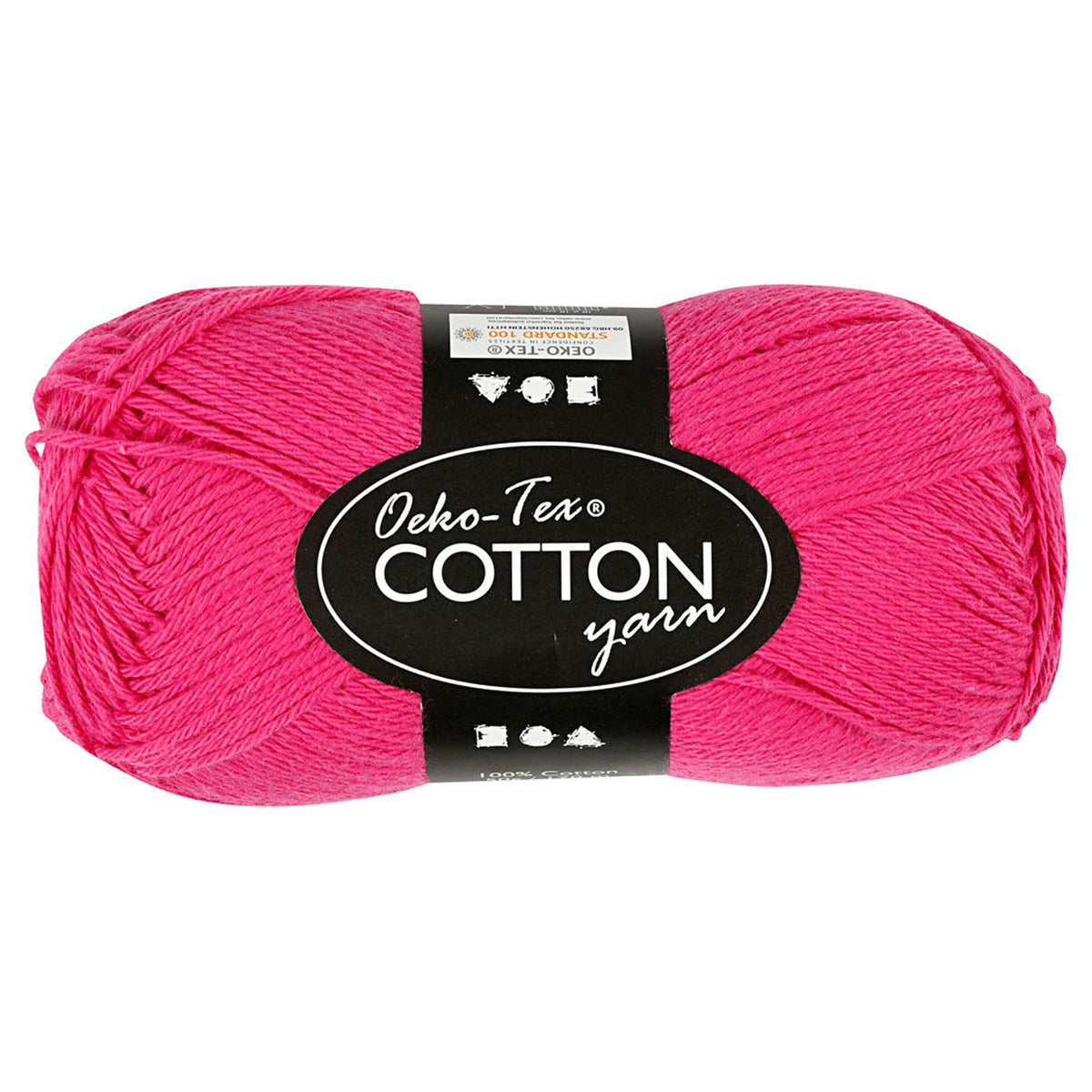 Creativ Company Baumwollgarn, rosa, 50 g, 170 m