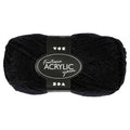 Creativ Company Acrylgarn, schwarz, 50 g, 80 m