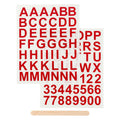 Aufkleber der Firma Creative Company: Buchstaben und Zahlen