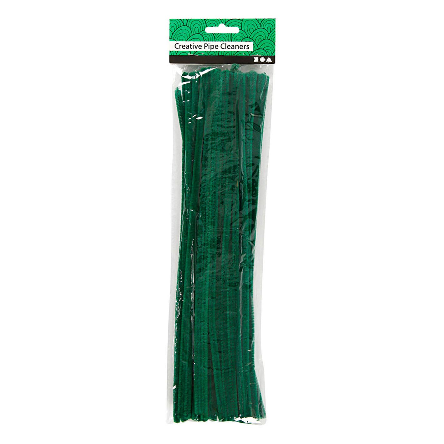 Creativ Company Chenille dunkelgrün 30cm, 50 Stück.