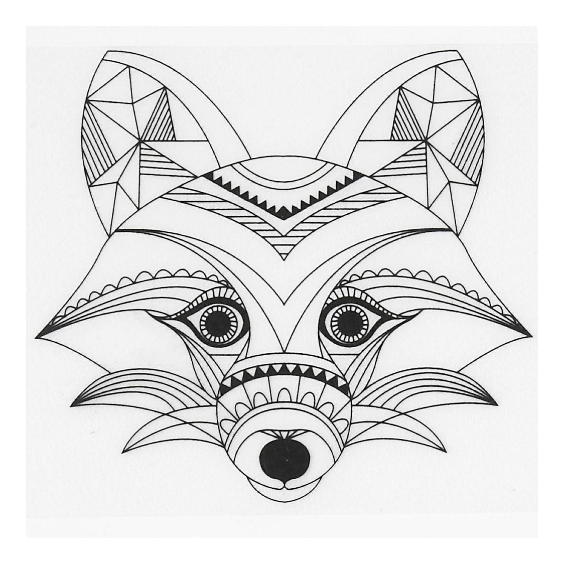 Creativ Company Schrumpffolien mit Wildtiermotiven, 4 Stück.