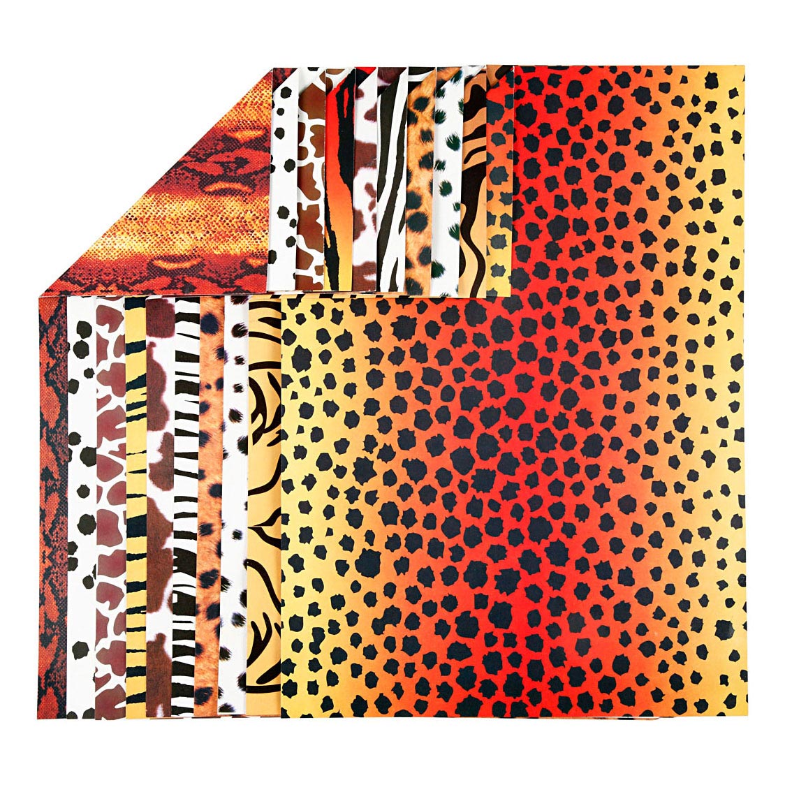 Creativ company diermotieven karton, a4, vel 210x297 mm, 300 gr, 10 div vellen 1 doos