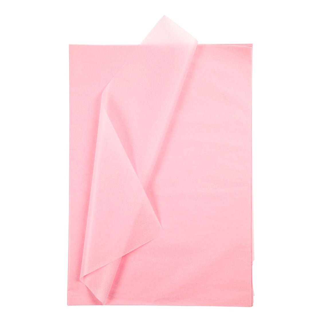 Tissuepapier, vel 50x70 cm, 17 gr, lichtroze, 10 vel 1 doos