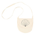 Creativ Company Schultertasche aus Baumwolle, Austernschalenmuster, 15 x 14 cm