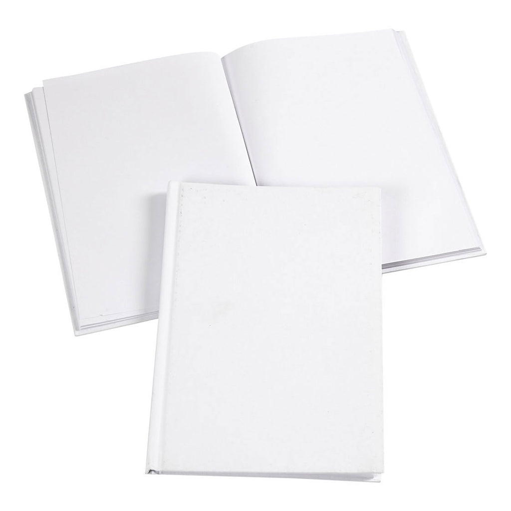 Notizbuch von Creativ Company, weiß, A5, 60 Seiten