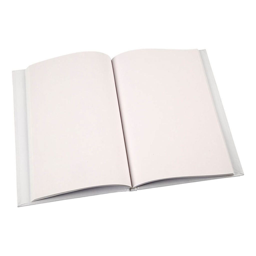Notizbuch von Creativ Company, weiß, A5, 60 Seiten