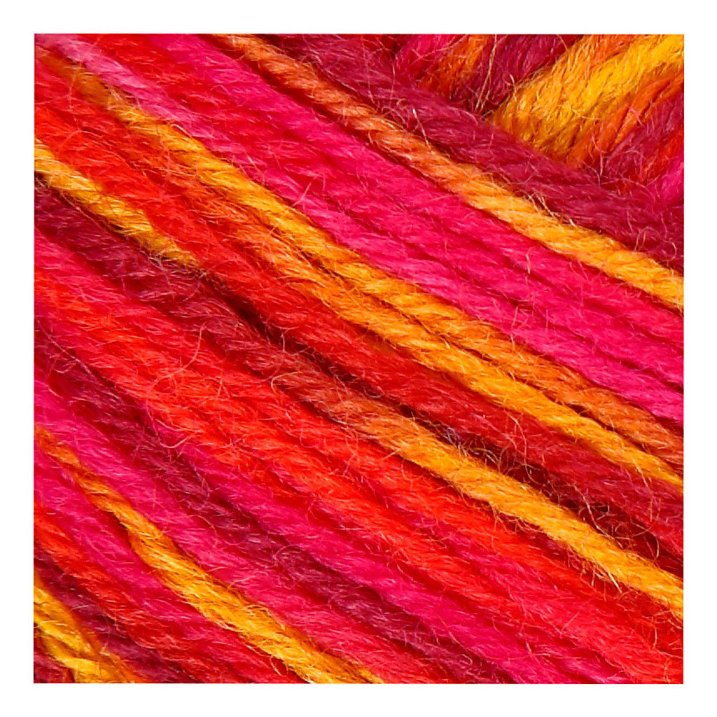 Creativ Company Sockengarn, rot-orange, 200 cm