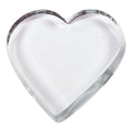 Creativ Company Herz aus transparentem Glas, 10 x 9 cm