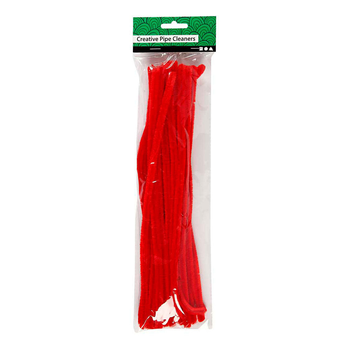 Creativ Company Chenilledraht rot 30cm, 25 Stück.