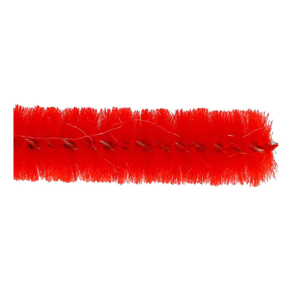 Creativ Company Chenilledraht rot 30cm, 25 Stück.