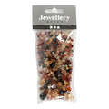Creativ Company Facettierte Perlen mischen Gold, 50 Gramm
