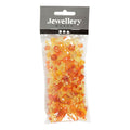 Creativ Company Facettenperlen, gelb gemischt, 45 Gramm