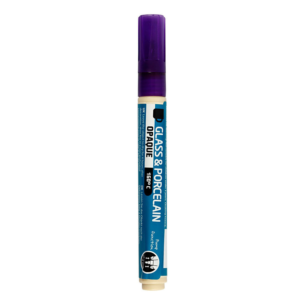 Creativ Company Glas- und Porzellanmarker, undurchsichtig – lila