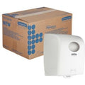Rolhanddoekdispenser aquarius 7375 wit kunststof