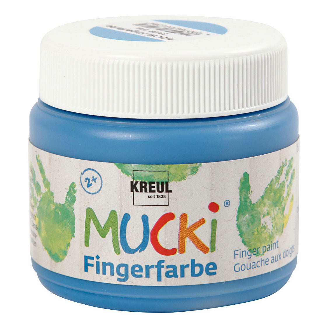 Creativ Company Mucki Fingerfarbe blau, 150 ml