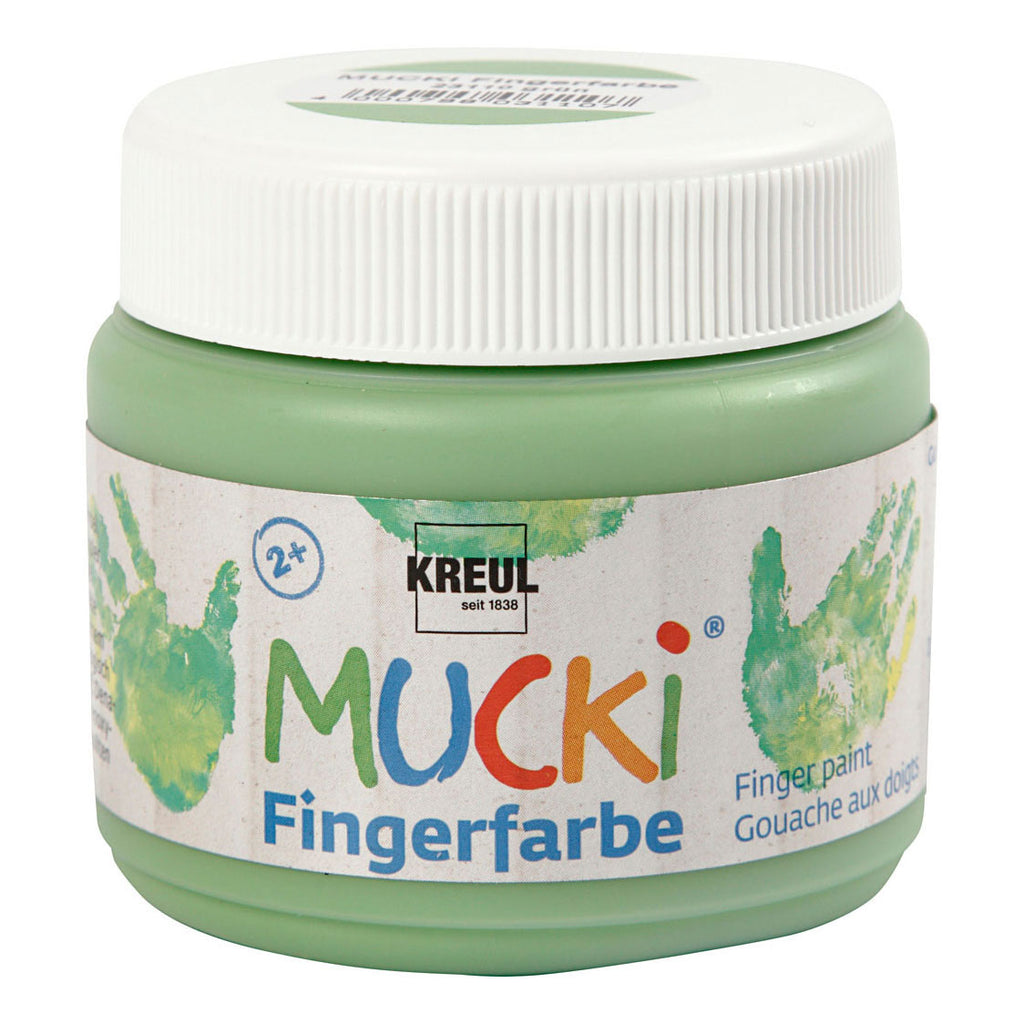 Creativ company mucki vingerverf groen, 150ml