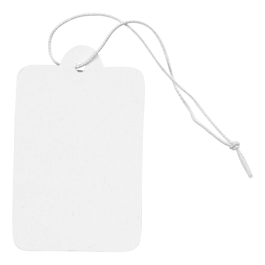 Kreative Firmenetiketten, Größe 25 x 40 mm, weiß, 100 Stück, 1 Karton