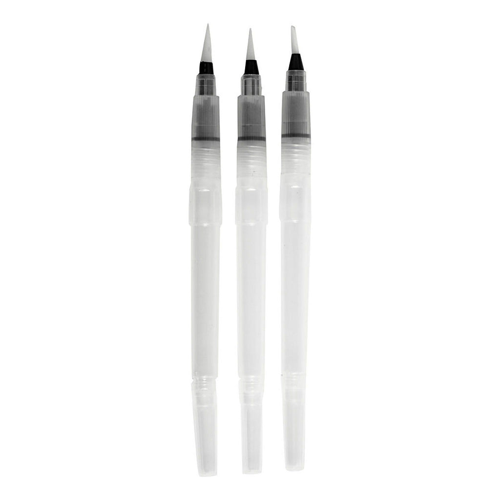 Creativ company watertank penselen, afm s+m+l, 10 ml, 3 stuk 1 doos