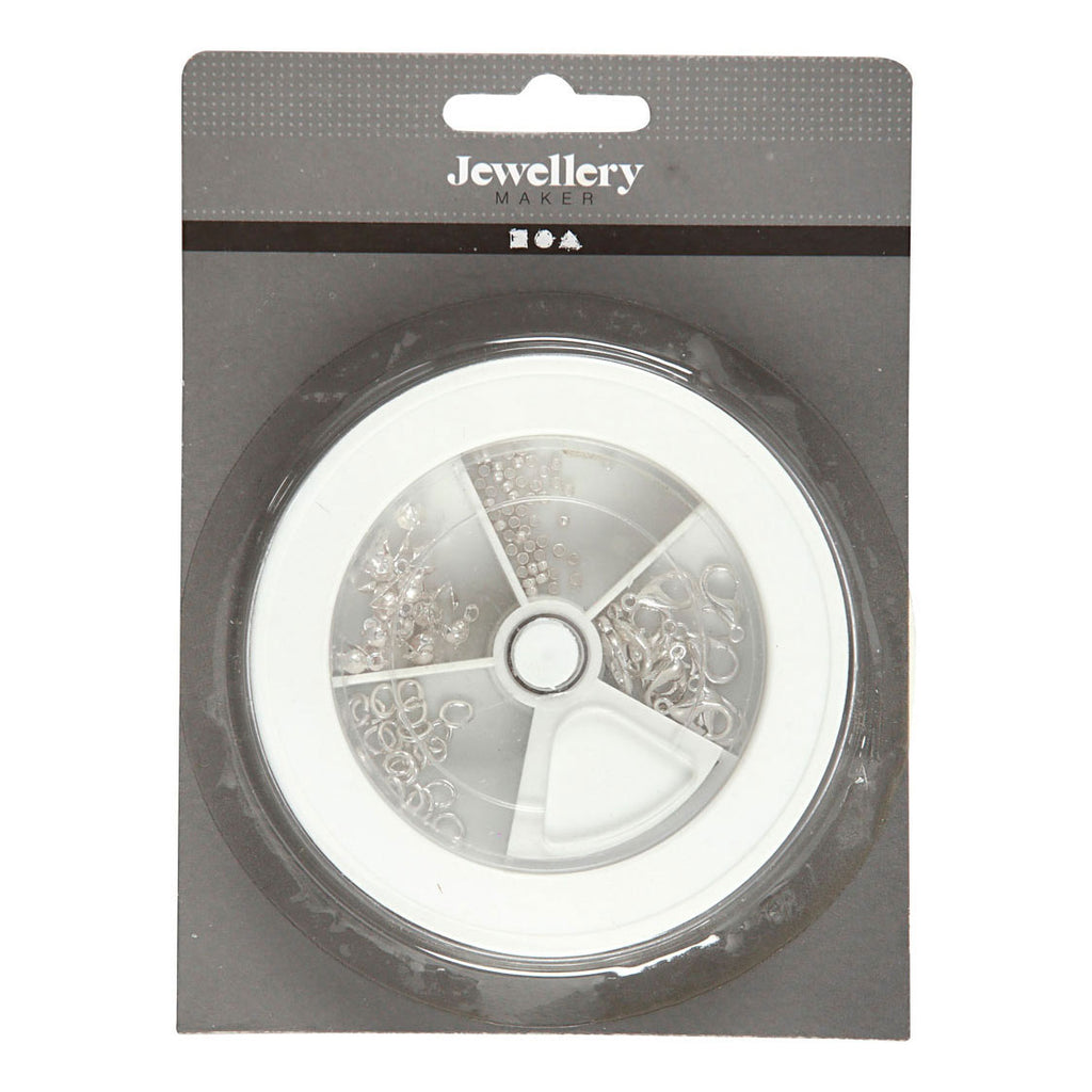 Creativ company sieraden starterset, verzilverd, 1 set