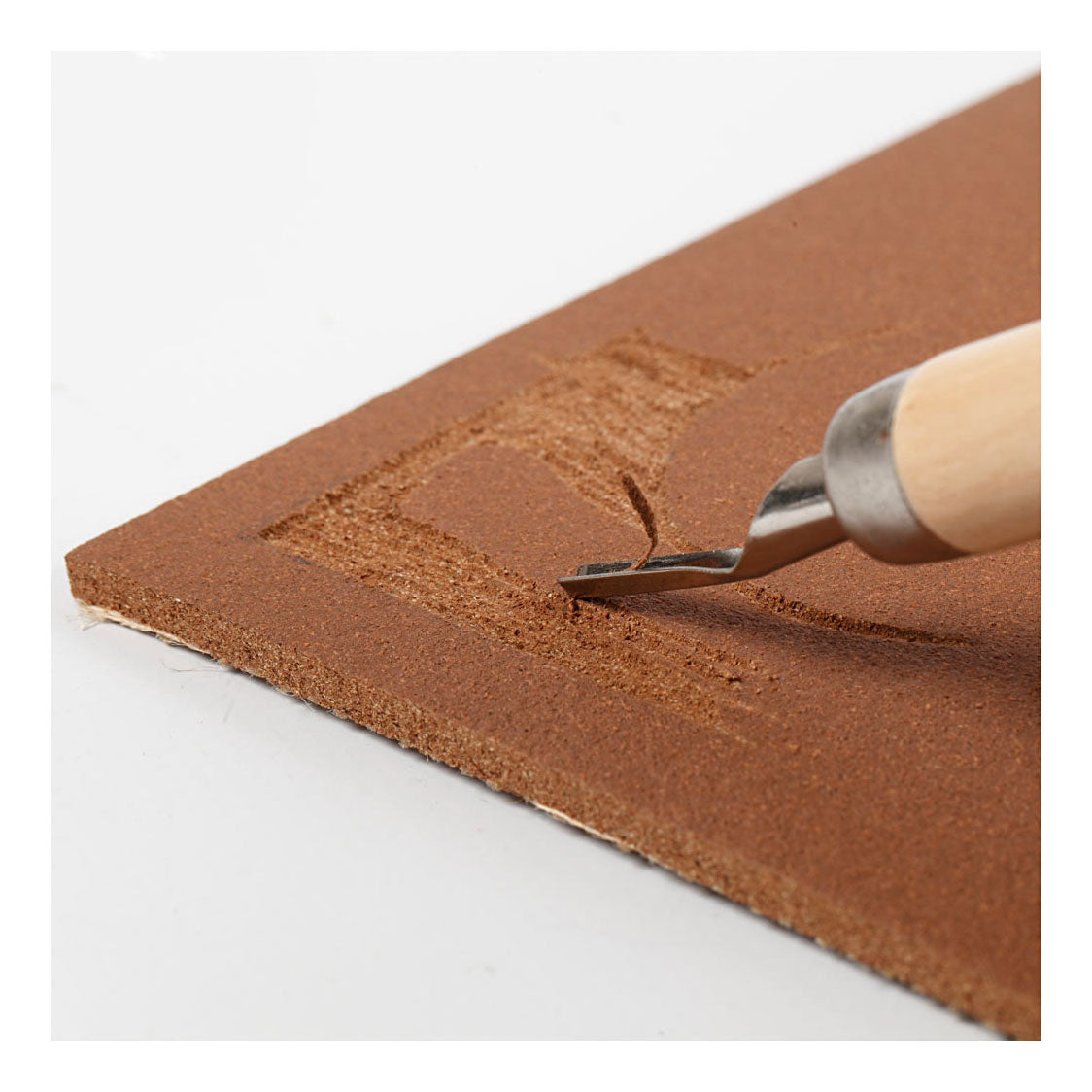 Linoleum-Schneideset der Firma Creativ Company, 7-teilig.