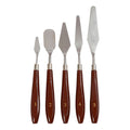 Creativ company paletmessen set, l: 17-23 cm, b: 1,5-2,5 cm, 5 stuk 1 doos