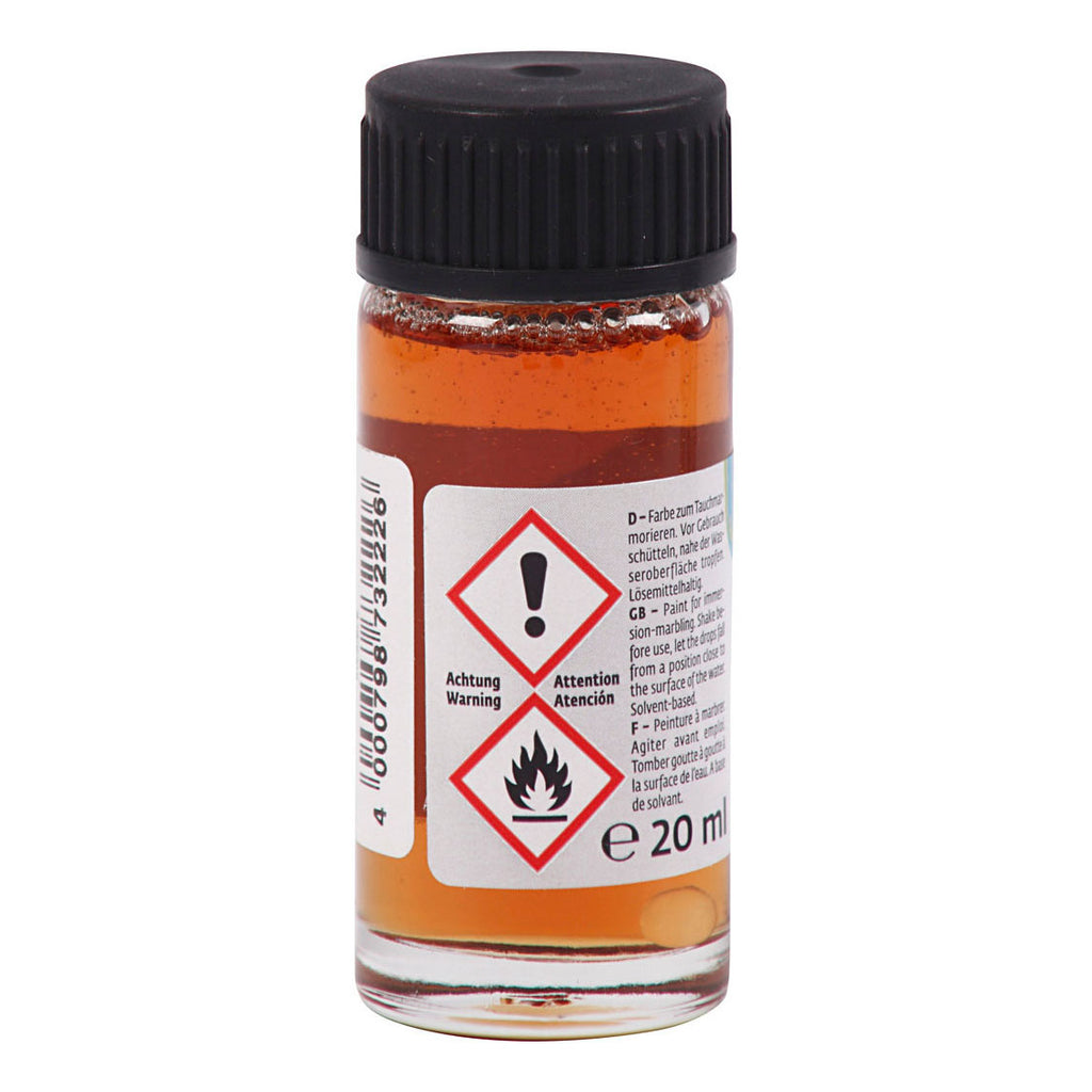 Creativ Company Magic Marble Farbe in Pastellfarben, 6 x 20 ml